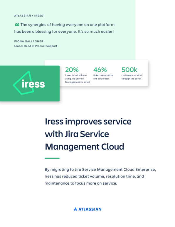 Iress Improves Service with Jira Service Management Cloud